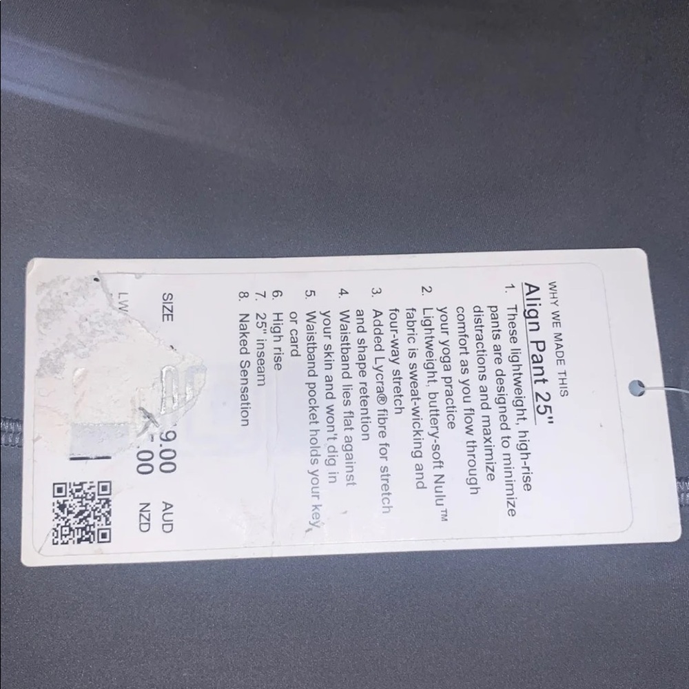 Lululemon Align Titanium 25” - Picture 2 of 4